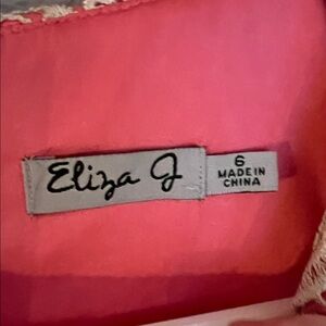 Eliza J Pink Midi Dress